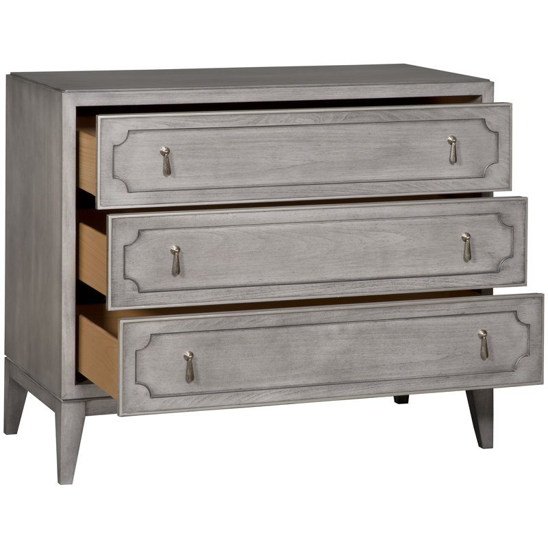 McKinney 3 - Drawer Solid Wood Nightstand