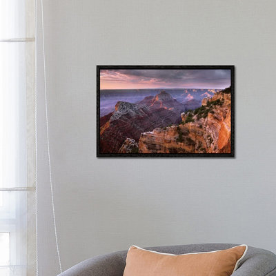 Stormy Skies Over Vishnu Temple, Grand Canyon National Park, Arizona by Tim Fitzharris - Gallery-Wrapped Canvas Giclée on Canvas