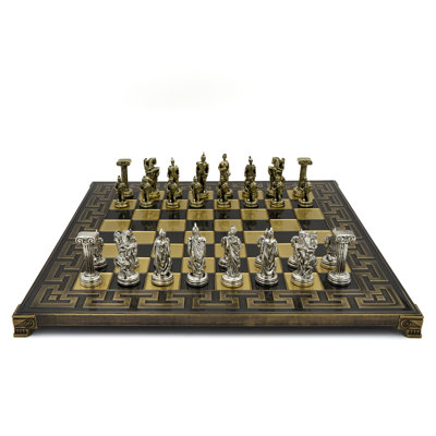 Helcee 2 Player Metal Chess Set