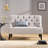 Nashell Upholstered 44.25'' Reception Loveseat-1929540258