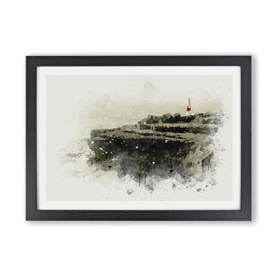 Portland Bill Lighthouse in Dorset - Framed Print