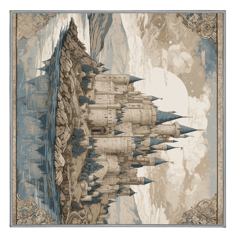 Stonehaven Castle Rug, Square 6'