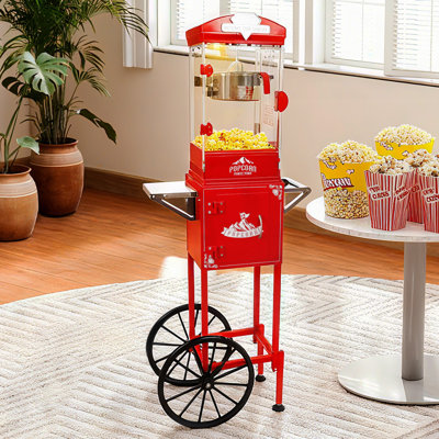 Machine à popcorn autoportante de 10 onces avec tasses à mesurer