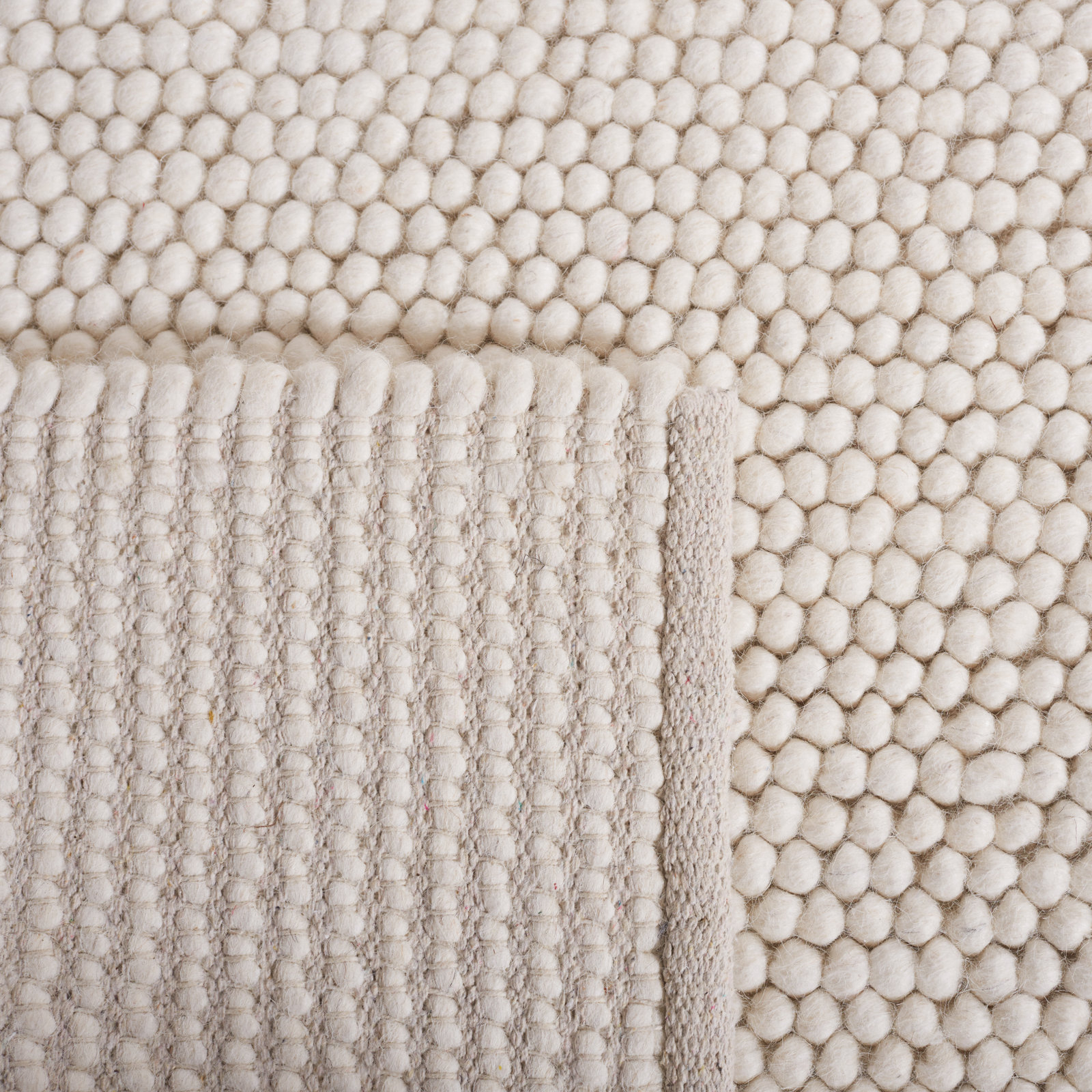 Sitte Ivory Hand-Woven Rug, Square 10'