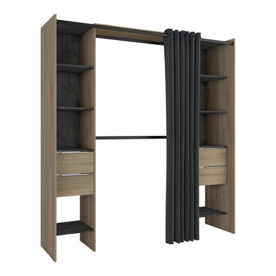 Spinney 126cm - 190cm Closet System