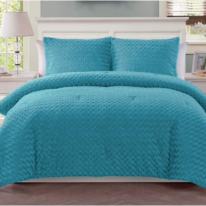 Comforter Set, Full, Blue
