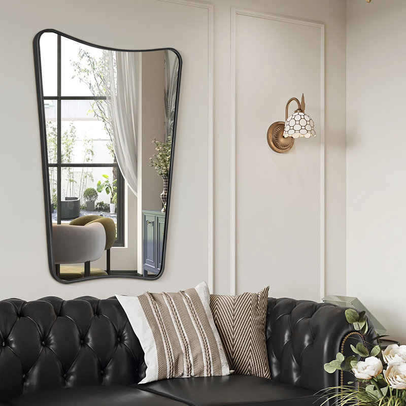 Miroir mural, Noir, noir, noir, noir, 36 po x 24 po