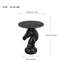 Statue de cheval, table d'appoint, table de bout, salon, noir-1317001739