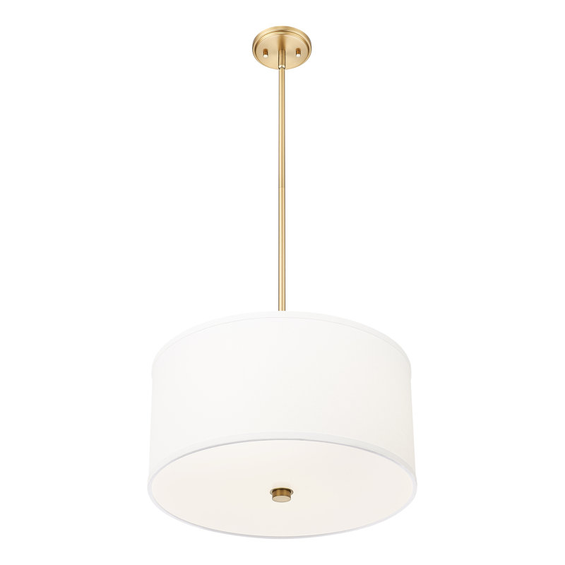 Linden 18 inch Modern Gold 1 Light Pendant, Gold