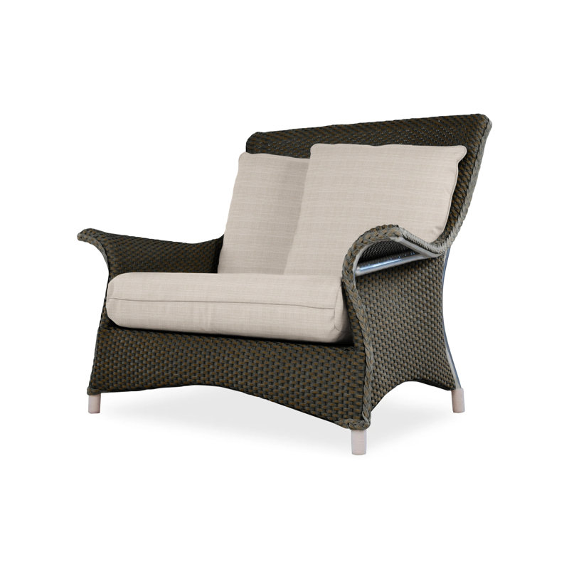 Mandalay Outdoor Lounge Chair, Decorline Natural, Mink
