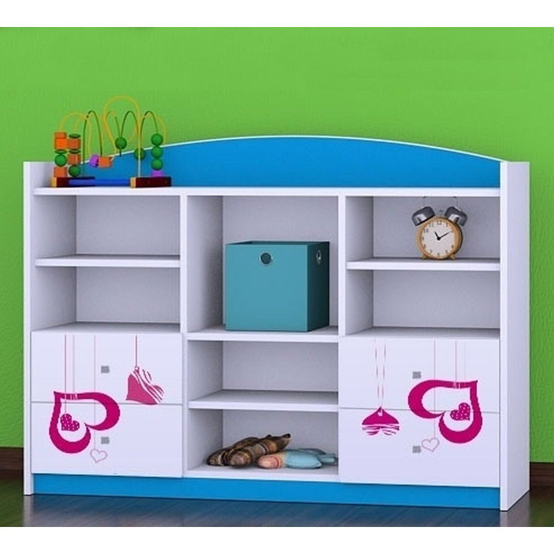 Tess 92cm H X 129cm W Kids Cube, Blue