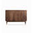 Minimalist light luxury black walnut shoe cabinet