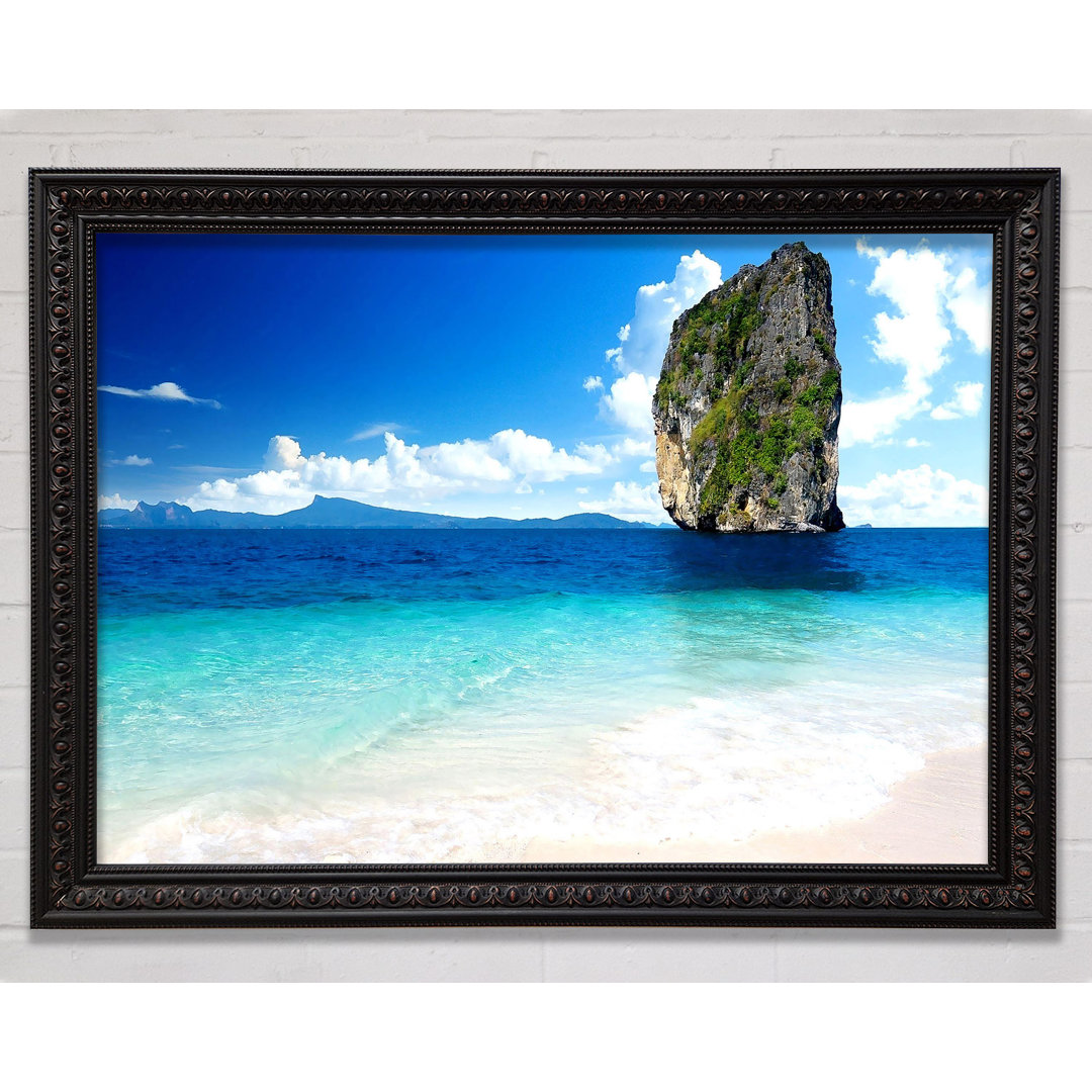 Sea Rock Thailand - Einzelner Bilderrahmen Kunstdrucke