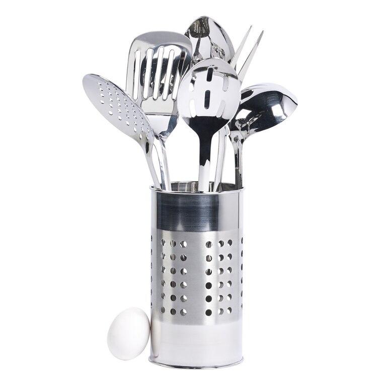 Stainless Steel Commercial Kitchen Utensil 7 Piece Set