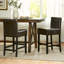 Set Of 2 26" Portman Bonded Leather Counter Height Barstool