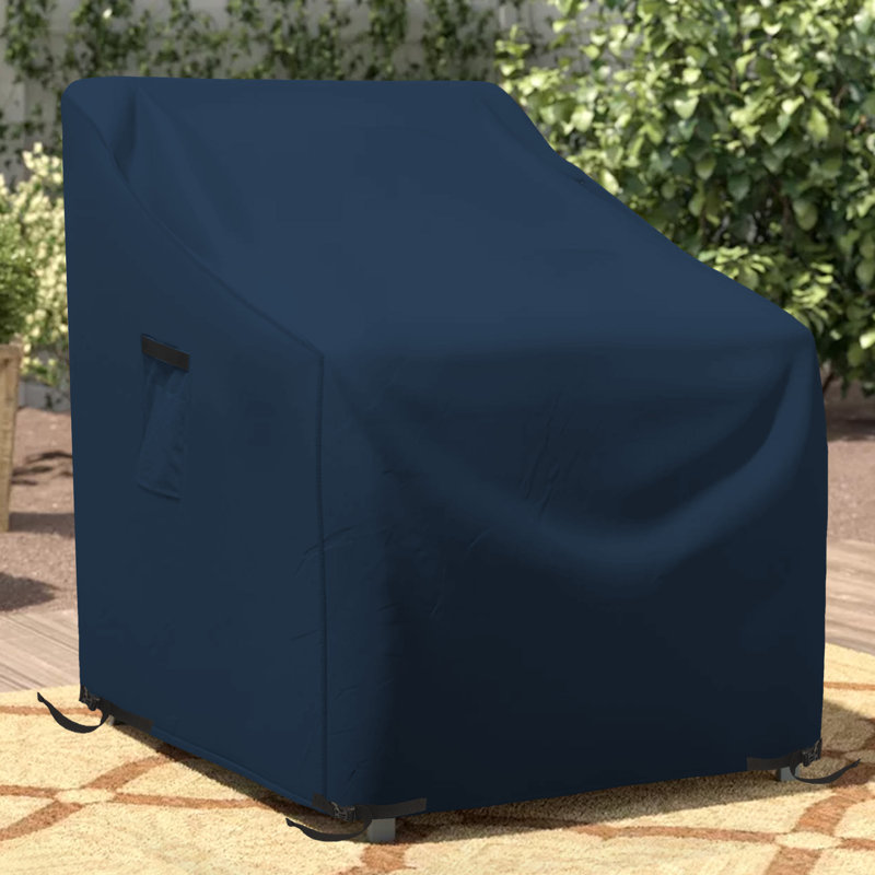 Heavy Duty Navy Blue Waterproof Outdoor Chair Cover
