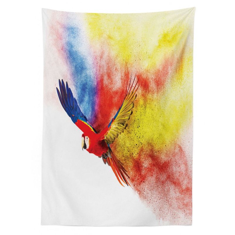 Parrot Tablecloth, 90" L x 60" W