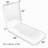 Outdoor 3'' Chaise Lounge Seat / Back Cushion-70178245-70178240