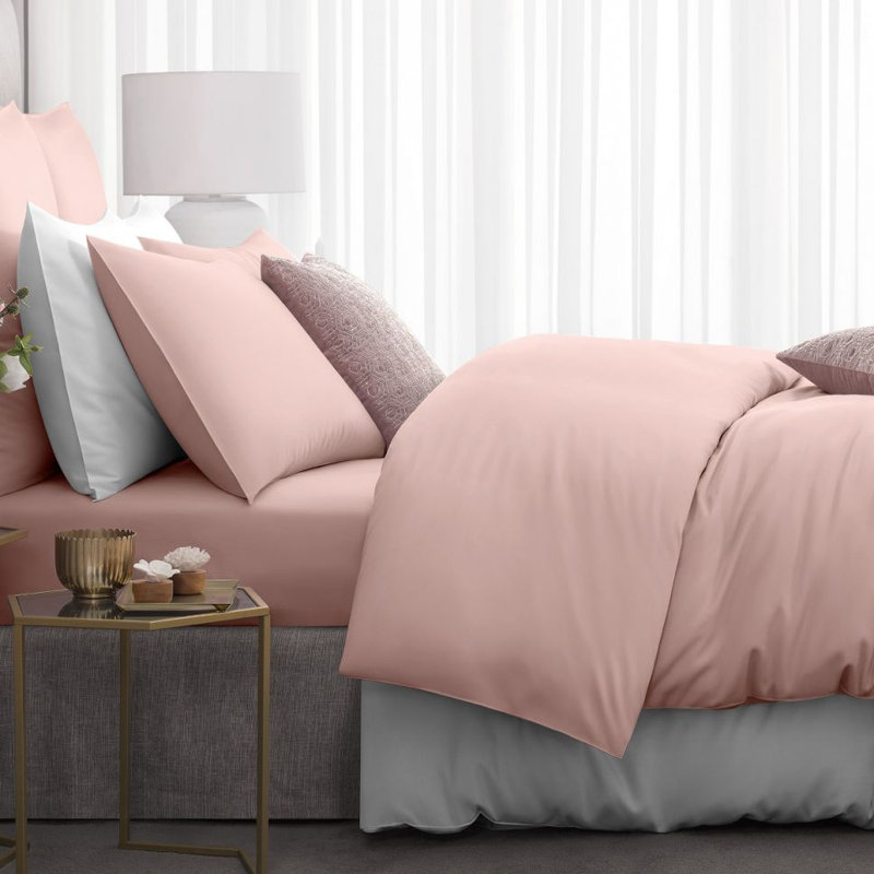 Avari Satin Flat Sheet, Pink