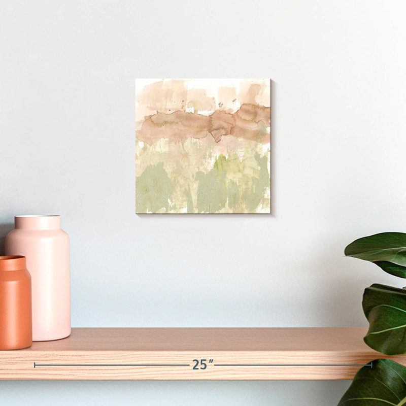 Avery Dusty Blush And Olive II, 10" H x 10" W
