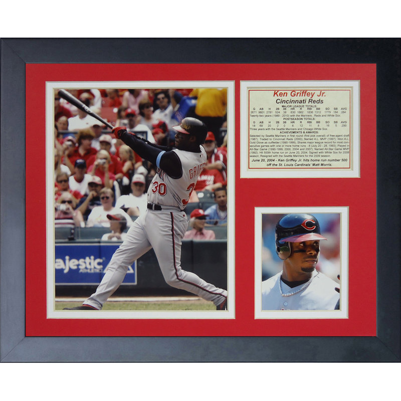 Souvenirs encadrée 500th rh ken griffey jr.
