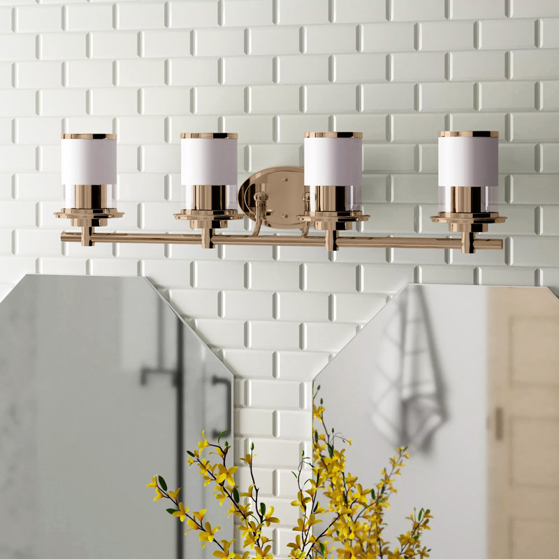 Davis 4 - Light Dimmable Vanity Light, Old Satin Brass