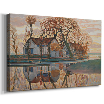 Farm Near Duivendrecht-Piet Mondrian-Gallery Wrapped Canvas-c. 1916