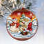 Holiday Splendor 5.5'' Handmade Glass Animals Ball Ornament