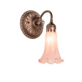 Pink Pond Lily Victorian 1 - Light Armed Sconce