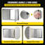 VEVOR Stainless Steel Door 28'' W x 1.5'' D Steel Access Door