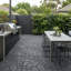 30.5cm L x 30.5cm W Plastic Interlocking Deck Deck Tile Kit-127322288