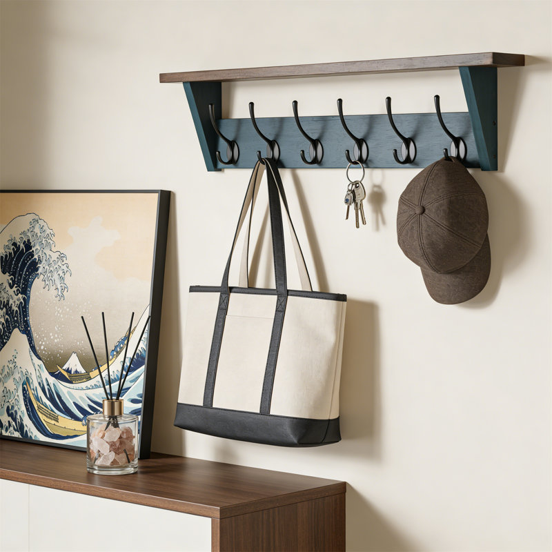 Wall Organizer with Key Hooks