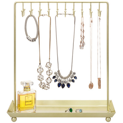 Gold Necklace Display Jewellery Stand