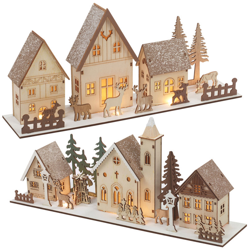 Christmas Buildings & Architecture Decorative Accent