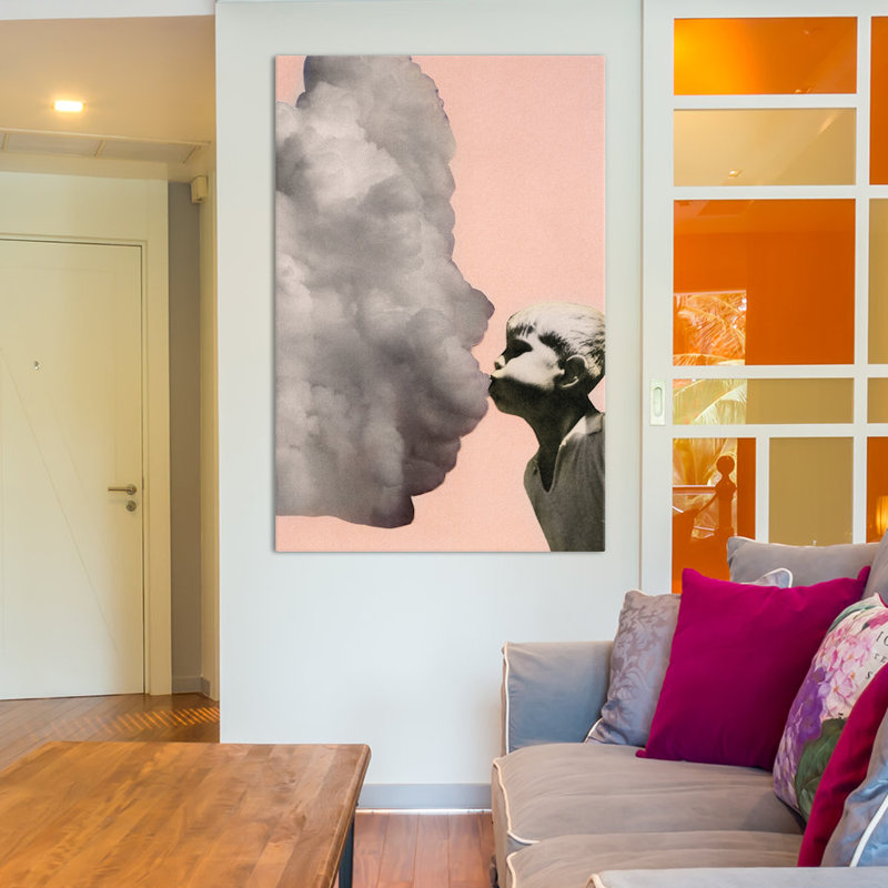 Exhalation, reproduction de photo sur toile tendue, H 12 po x l 8 po x P 0,75 po