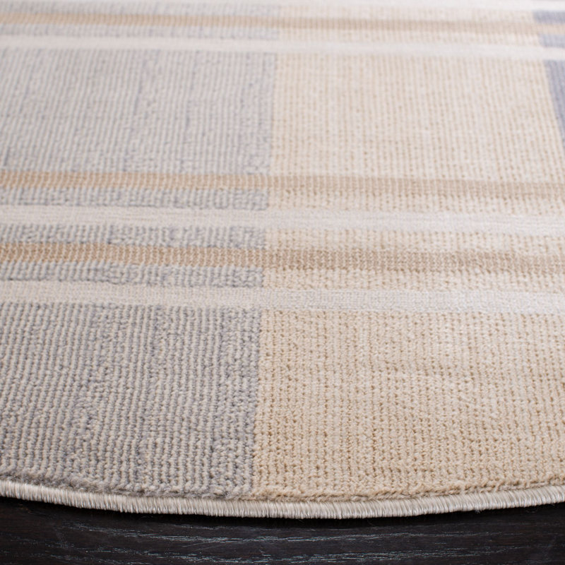 Tapis gris Aslin, Rond 3 pi