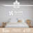 Cyclone Collection Smart Indoor and Outdoor 52in 3-Blade Ceiling Fan 2700K-6000K CCT Selectable LED Light Kit with Remote Control Works With iOS or Android App-1071315492
