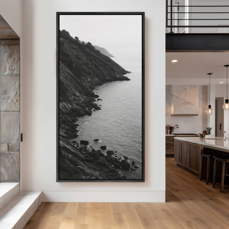Extra Large Framed Canvas Wall Art - Vintage Wall Prints for Bedroom, Black
