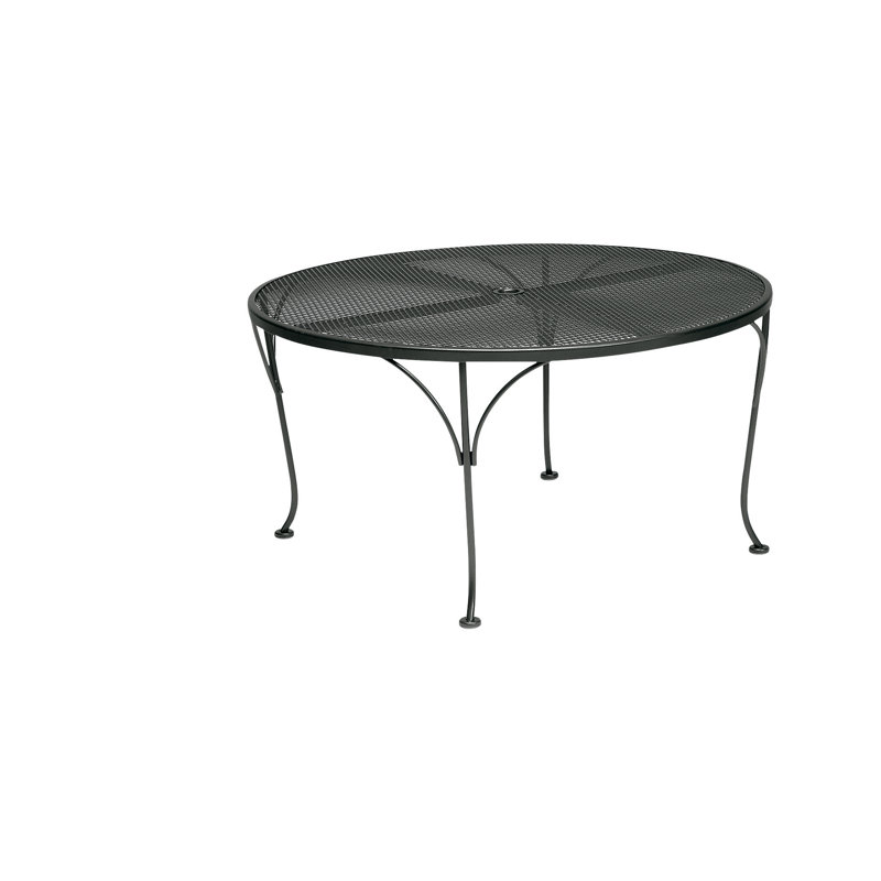 Briarwood Outdoor Round Bistro Table, Textured Black