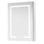 Armoire à pharmacie rectangulaire avec miroir DEL en aluminium sans cadre Santona-1174583871