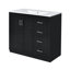 Meuble-lavabo 36 po avec lavabo en céramique
