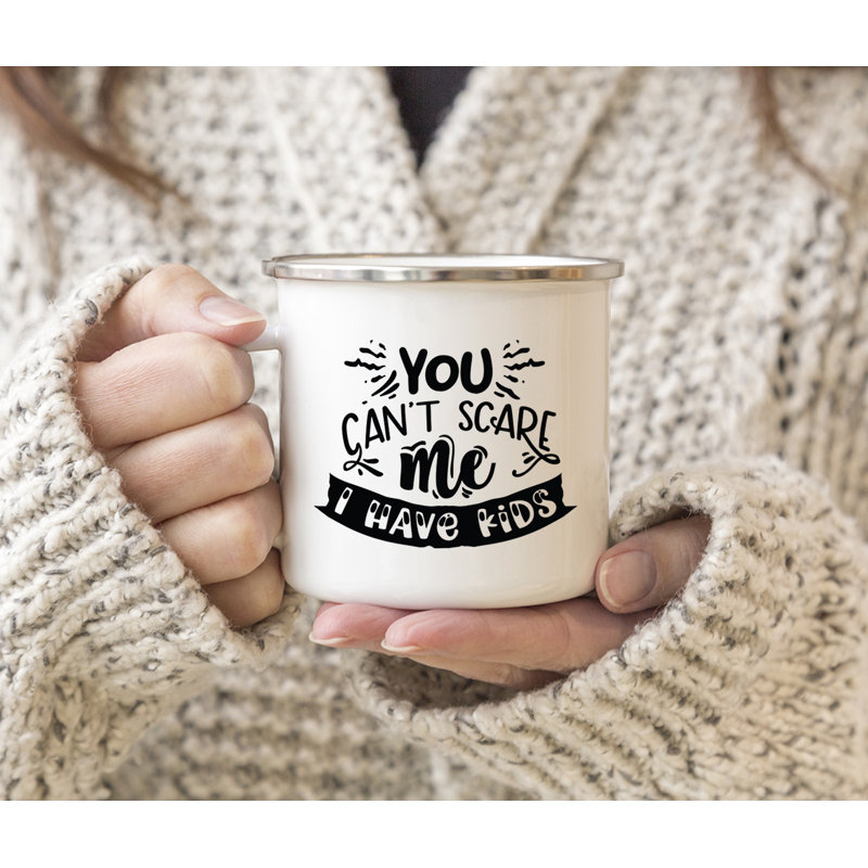 Tasse de camping «Funny Mom», Effroi