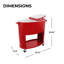 Chariot de terrasse de patio ovale de 80 pintes Permasteel-59111612