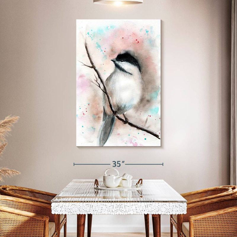 Brampt Chickadee Songbird, 51" H x 34" W