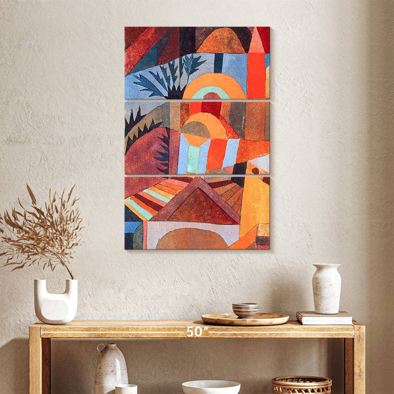 Avery Temple Gardens, 38" H x 24" W