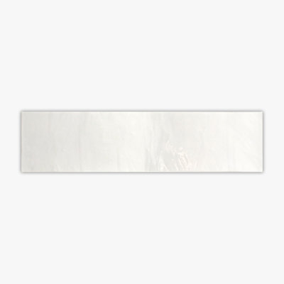 Vision White Glossy 4x16 Ceramic Tile
