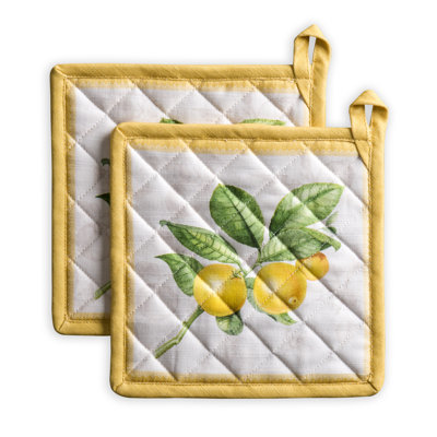 Maison D' Hermine Cotton Potholder Set