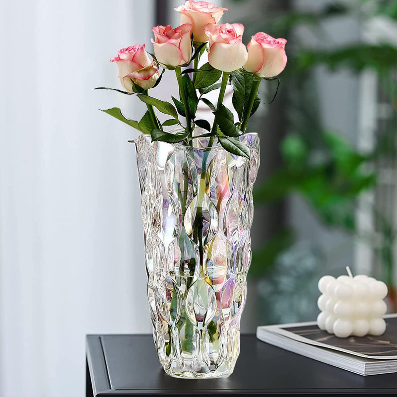 Cacie Glass Table Vase, Colorful