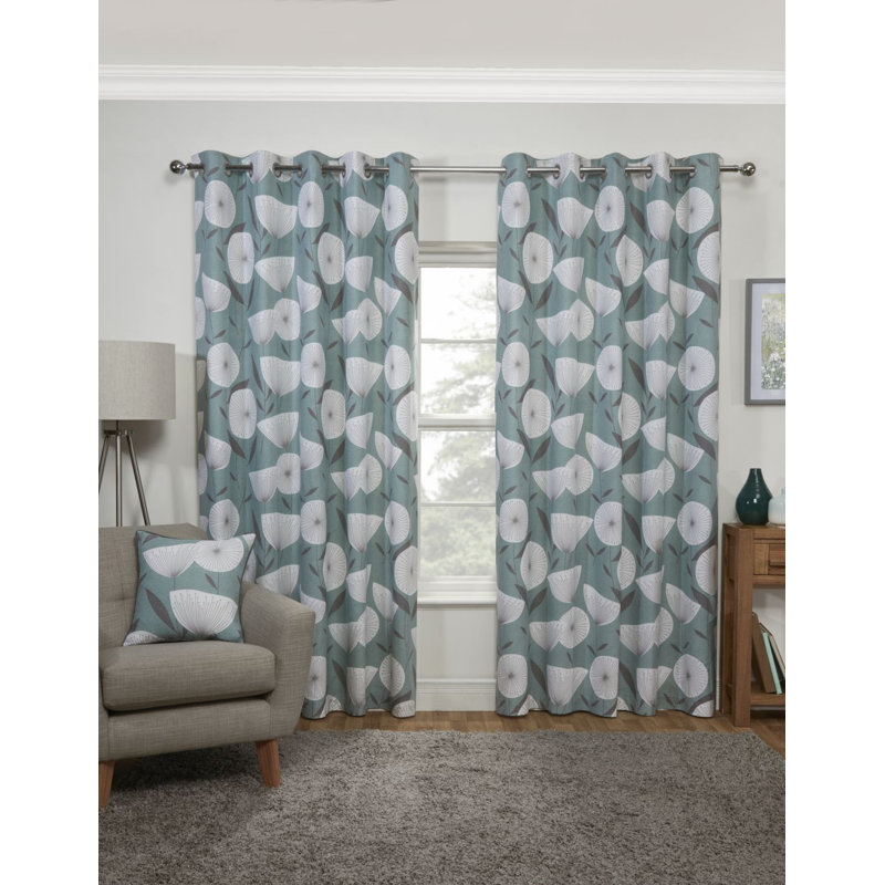 Knollview Printed Cotton Cushion Cover, Blue