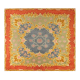 Art Deco One-of-a-Kind 12'10X14'3 Hand Knotted Area Rug